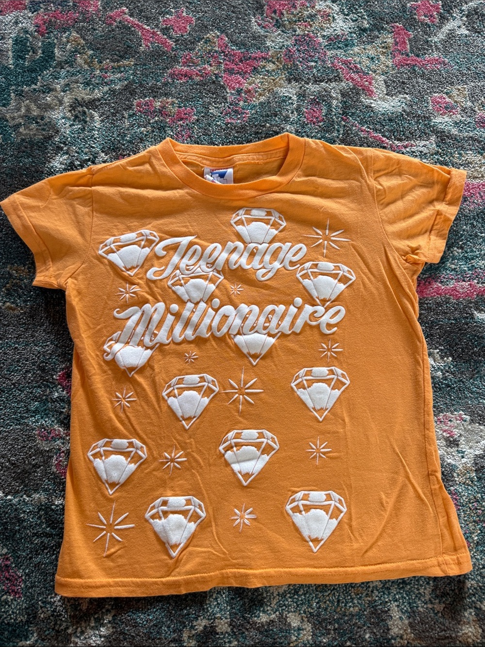 vintage teenage millionaire baby tee y2k